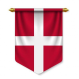 Decotive Denmark national Pennant flag for hanging