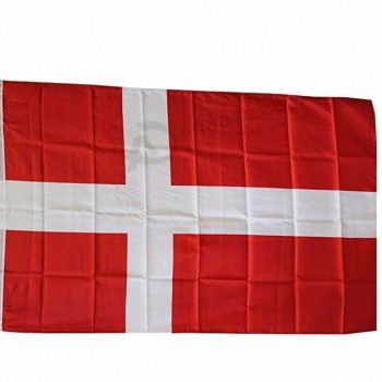 빨간색과 흰색 크로스 덴마크 국기 도매