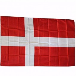 wholesale red and white cross denmark country flag