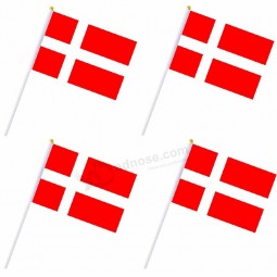 hand held small mini danish flag For outdoor sports