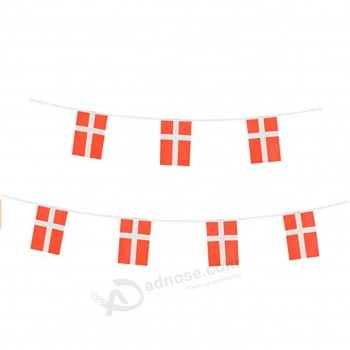 Sports Events Danish Denmark Polyester Country String Flag