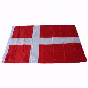 Сделано в Китае оптом полиэстер Дания национальный флаг