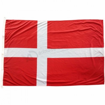 bandiera nazionale danese di alta qualità in poliestere bandiera 3x5ft