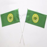 customised tour guide sublimation small promotion advertising hand  flag