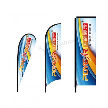 Pdyear benutzerdefinierte Print Bowhead Wind Messe Swooper Bogen Teardrop Blade Bali Segel flattern fliegenden Strand Feder Flagge Banner