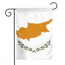 flagge von zypern garten fahnen home indoor & outdoor willkommen dekorationen, wasserdicht polyester yard dekorative spiel familie party banner