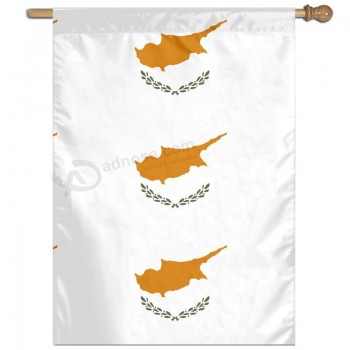 Garden Flag 27 X 37 Inch Size Banner for Party Home Outdoor Decor Cyprus Flag