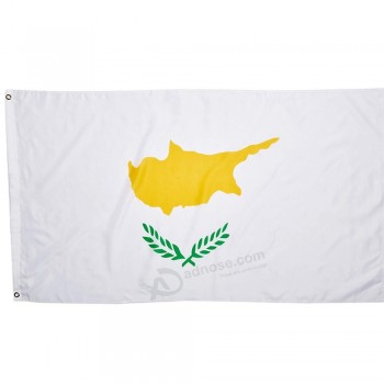 hoge kwaliteit cyprus 3 x 5ft geprinte polyester vlag