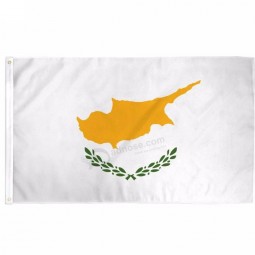 High quality custom print polyester Cyprus country flag