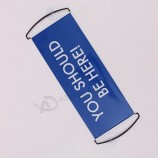 hand scroll sport banner met intrekbare functie