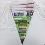 stendardi promozionali della stamina della carta 157gsm della bandiera della stringa della decorazione