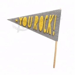china factory directly custom felt pennant for home decor or gift