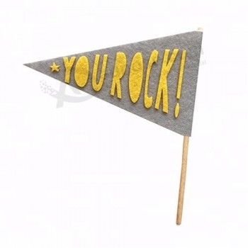 china factory directly custom felt pennant for home decor or gift