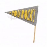 fabbrica di porcellana direttamente pennant personalizzato in feltro per la decorazione domestica o regalo