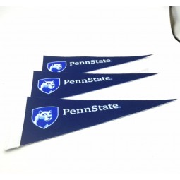 benutzerdefinierte Dreieck Wimpel Fahnen billige Banner Fahnen Filz Dreieck Banner