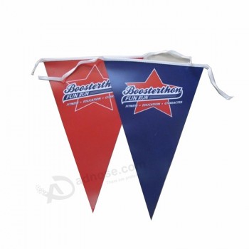 cheap advertising bunting flags custom logo bunting pennant