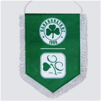 mini banderín de fútbol de diseño de logotipo personalizado