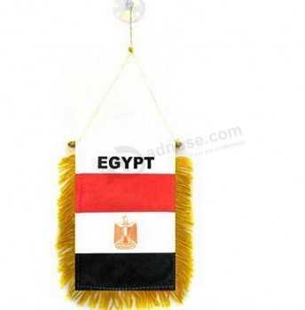 espejo retrovisor coche SUV camión egipto banderín bandera