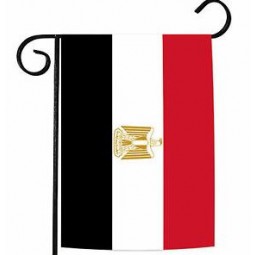 Nationaler Landgarten Flagge Ägypten Haus Banner