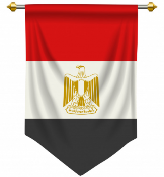 bandera de banderín nacional de Egipto votiva para colgar