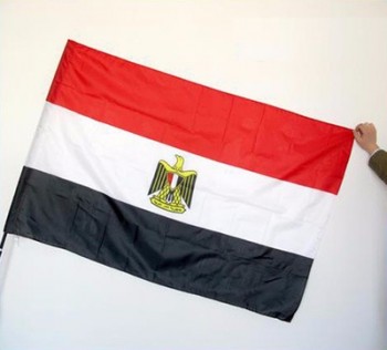 aangepaste grootte polyester nationale vlag van Egypte