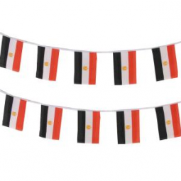 Decorative Mini Polyester Egypt Bunting Banner Flag