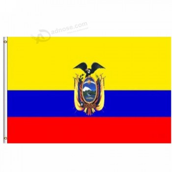 китайские продукты полиэстер ткань 3 * 5 футов эквадор флаги