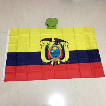 Stock Ecuador national flag / Ecuador country flag banner