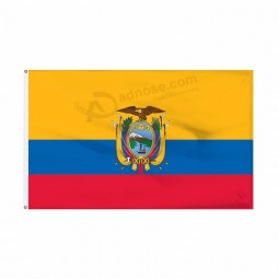 エクアドルの国の卸売カスタム印刷ポリエステル国旗