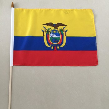 bandiera ecuador della bandiera della mano della mano 12 
