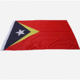 bandeira profissional profissional da bandeira do país de timor-leste