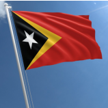 digitaal geprinte nationale land vlag timor-leste
