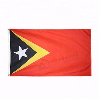 полиэстер печать восточный тимор национальный флаг страны