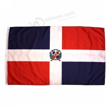 Stoter 90 * 150 cm envío directo bandera de la República Dominicana