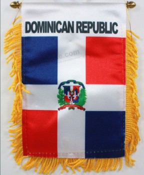 Barato espejo retrovisor automóvil automóvil SUV camión República Dominicana bandera banderín