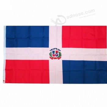 Bandera de país diferente y mejor calidad de la República Dominicana