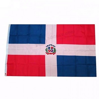 orgulho colocar muitas cores juntos dominica república país bandeira