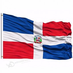 2019 Dominica National Flag 3x5 FT 90X150CM Banner 100D Polyester Custom flag metal Grommet