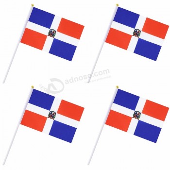 best selling high quality dominican hand held flag For world Cup celebration in amazon
