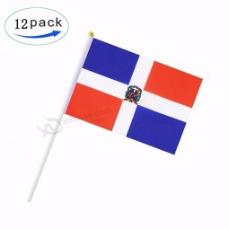 Wholesale custom high quality hand shaking national Dominica Flag