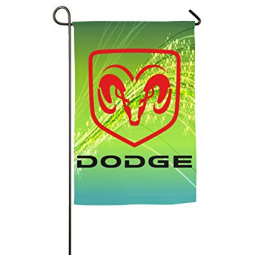 Custom Printing Knitted Polyester Garden Yard Dodge Flag