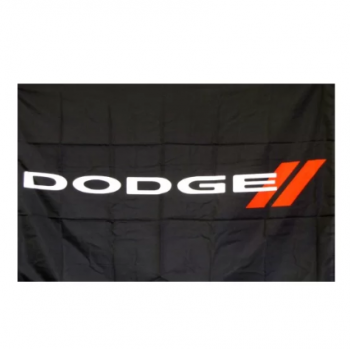 digitaldruck 3x5ft benutzerdefinierte dodge logo werbeflagge