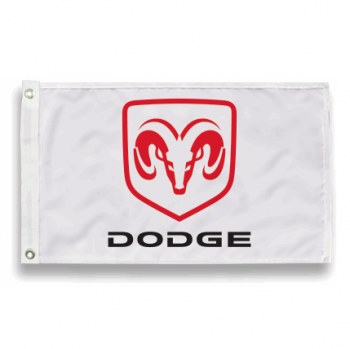 High Quality Dodge advertising flag banners with grommet