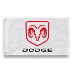 hochwertige dodge werbung flagge banner mit tülle