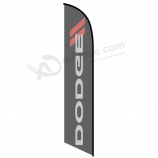 striscione personalizzato con piume dodge logo dodge kit bandiera swooper