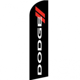 auto show polyester dodge advertising swooper flag