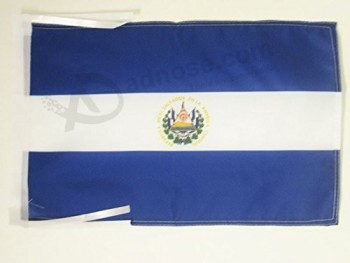 flag El salvador flag cabos de 18 '' x 12 '' - pequenas bandeiras salavadoras 30 x 45cm - banner 18x12 pol