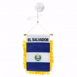 Wholesale custom EL salvador Window Hanging Flags