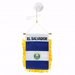 groothandel custom EL salvador venster opknoping vlaggen