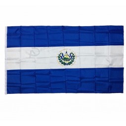Stoter High Quality 3x5 FT El Salvador Flag with Brass Grommets,polyester country flag
